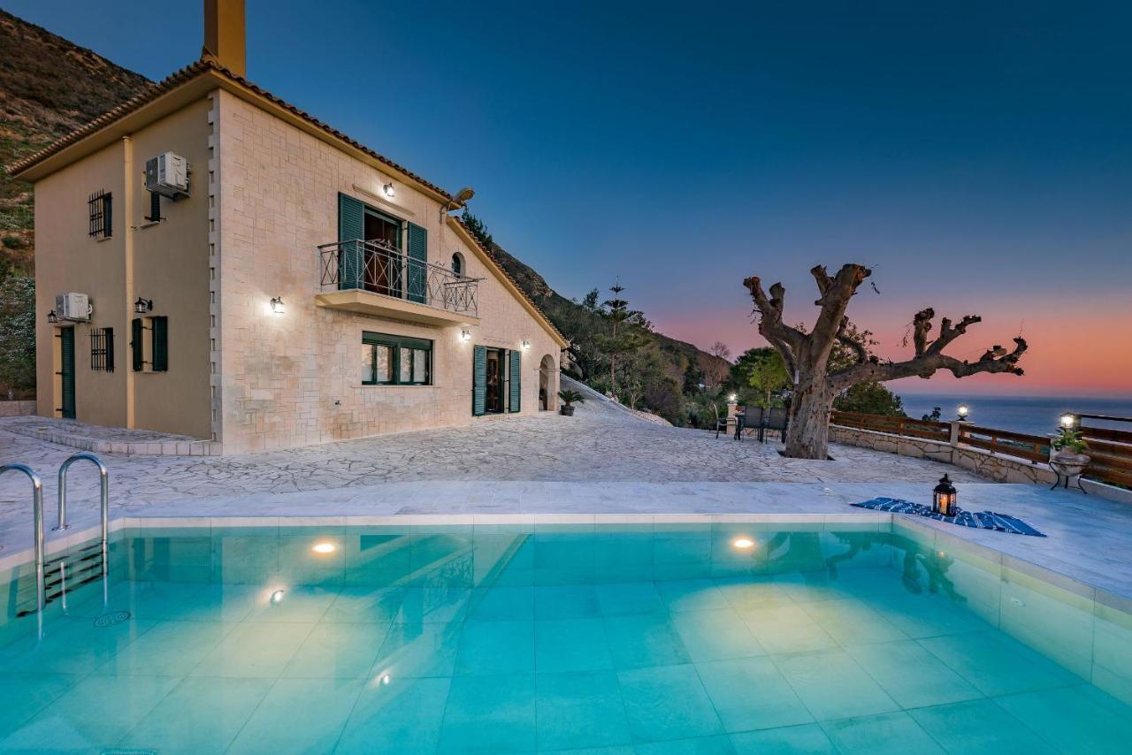 Villa Kanalos - Private Pool & Stunning Views, By Zantewize Kalamákion Exteriér fotografie