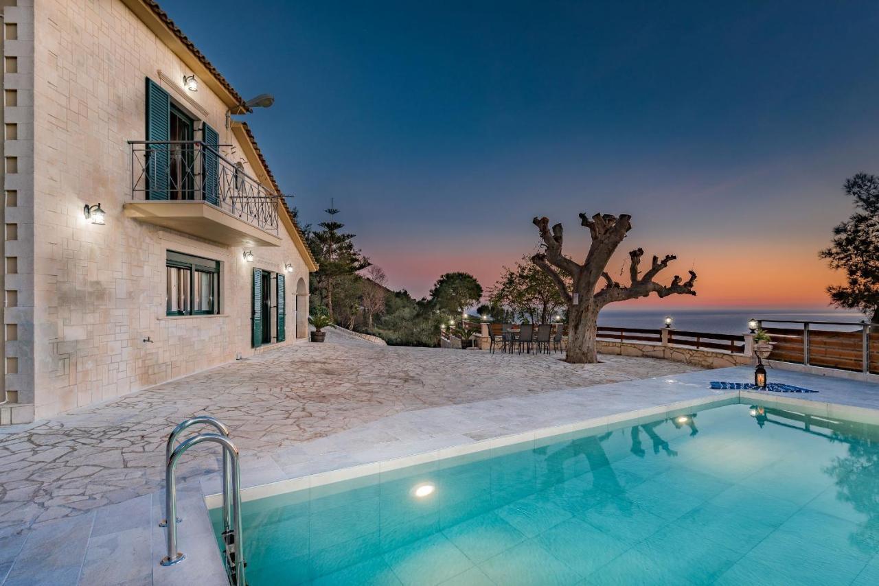 Villa Kanalos - Private Pool & Stunning Views, By Zantewize Kalamákion Exteriér fotografie